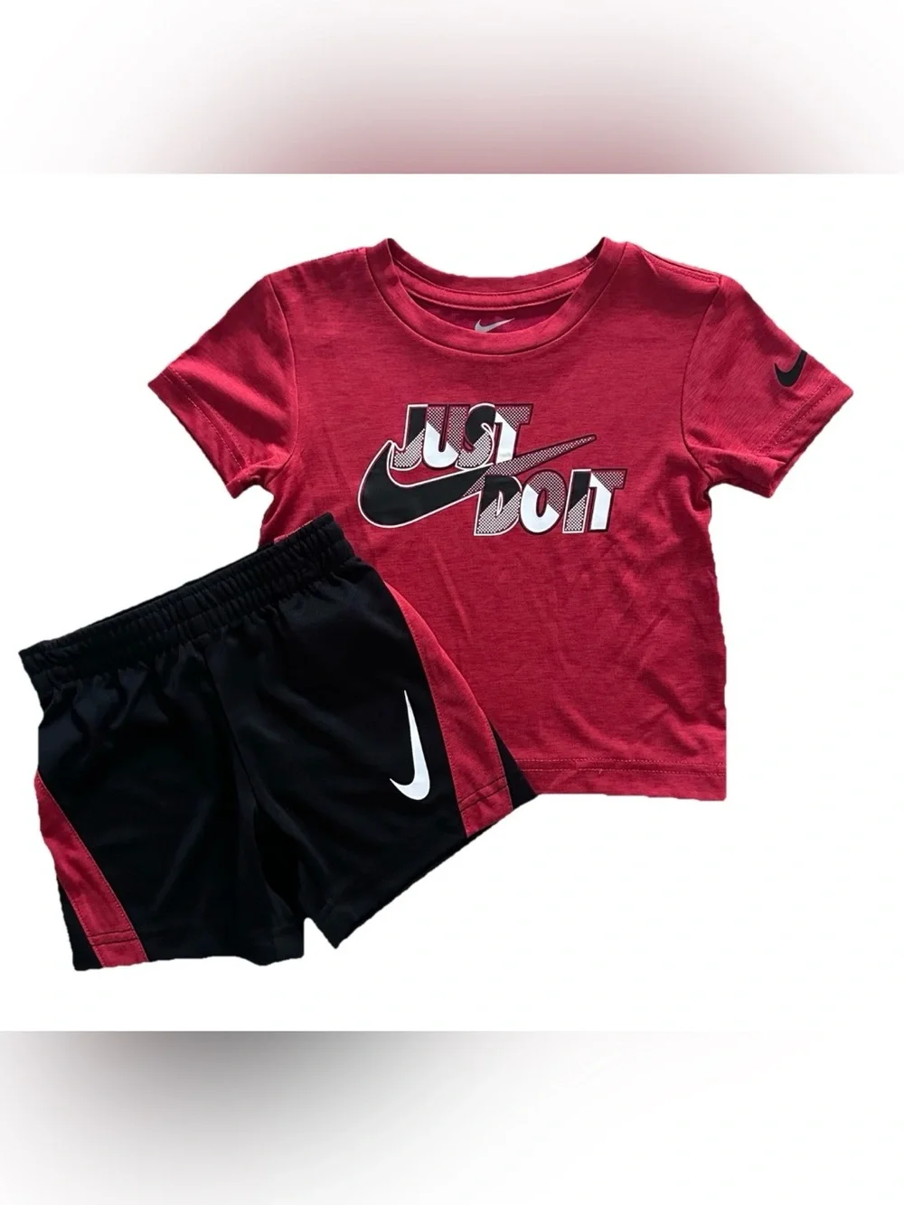 Nike Under Armour 5 Outfit Bundle Boys 24 Mo/2T Athletic Sets Shirt Shorts NWT